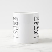 I SOLEMNLY SWEAR THAT I AM UP TO NO GOOD™ GIANT COFFEE MUG (Front)