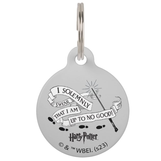I solemnly on sale swear dog tag
