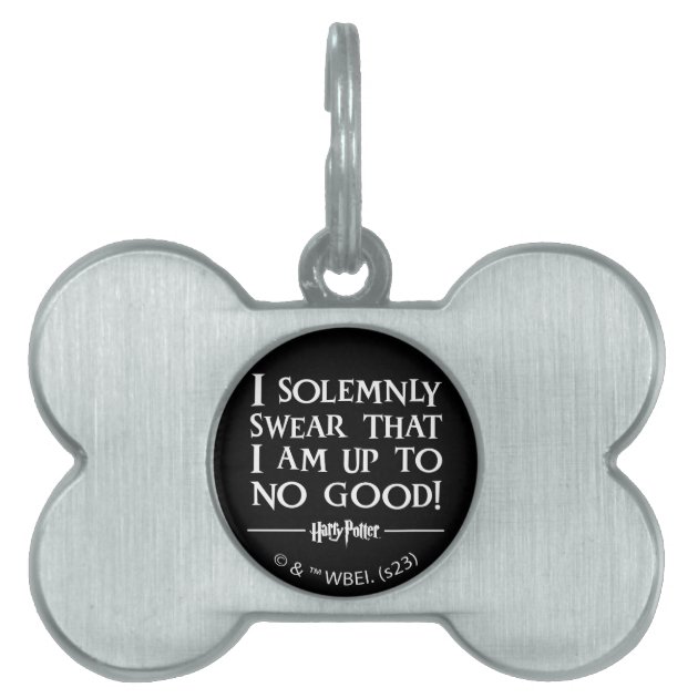 I solemnly deals swear dog tag