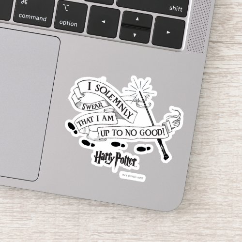 I Solemnly Swear That I Am Up To No Good Sticker