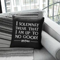 I solemnly shop swear pillow