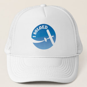 I Soloed & Airplane Graphic Trucker Hat