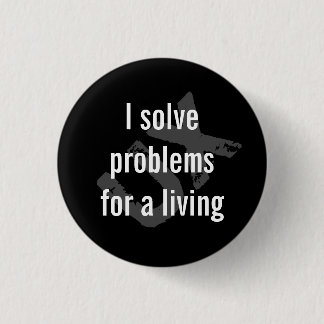 I solve problems button