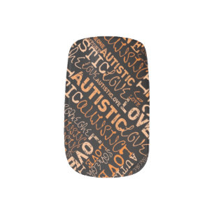I❤️Someone Autistic Minx Minx Nail Wraps