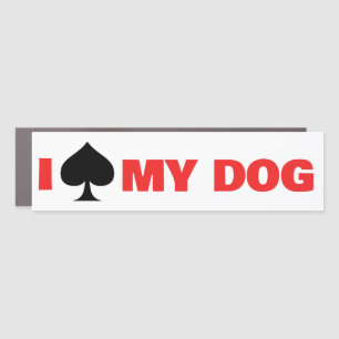 I spayed my dog car magnet