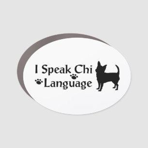 I Speak Chi Language Car Magnet