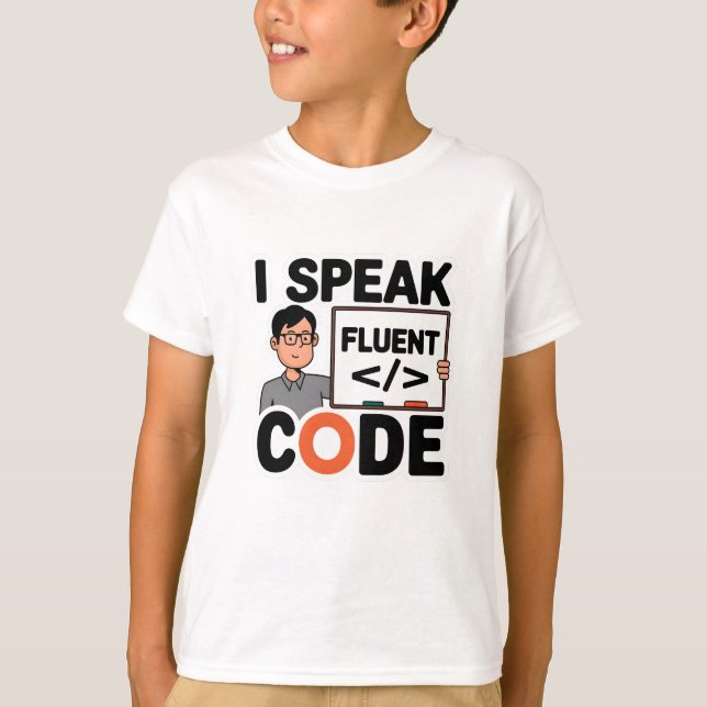 I Speak Fluent Code T-Shirt (Front)
