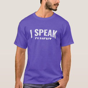 I Speak Fluent Movie Quotes Popcorn Cinema Lover T-Shirt