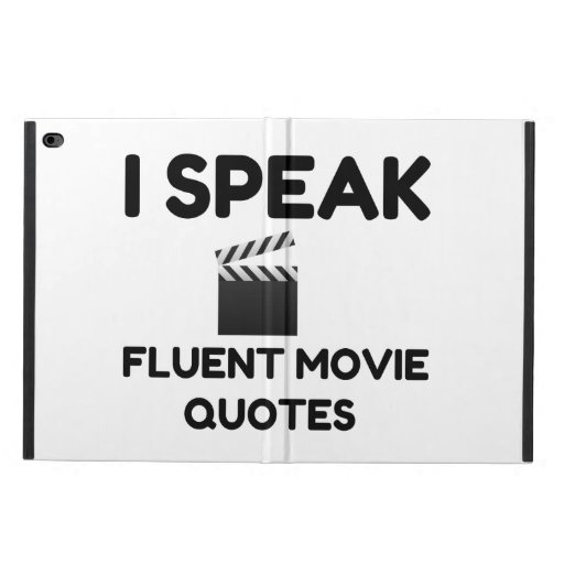 I Speak Fluent Movie Quotes Powis iPad Air 2 Case