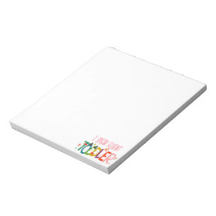 I Speak Fluent Toddler - Mom, Daycare Teacher Gift Notepad