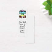 I Speak for Myself (Desk)