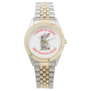 I speak for those who have no voice rabbit watch