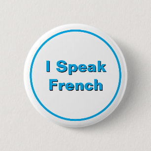 I Speak French Button