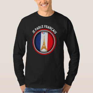 I speak French - Dual language French English -Sou T-Shirt