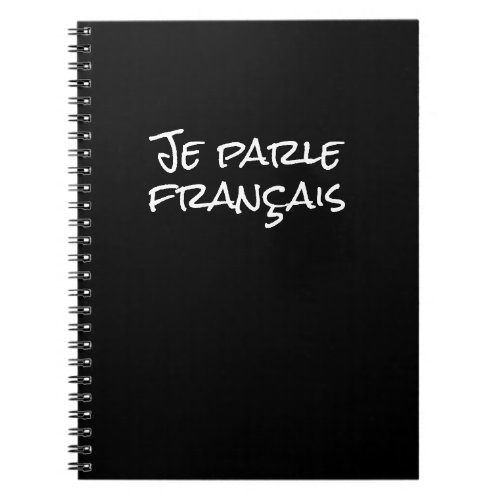 I Speak French Language Learning Vocabulary Notebook