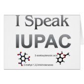 I Speak IUPAC Chemistry Nomenclature (Front Horizontal)