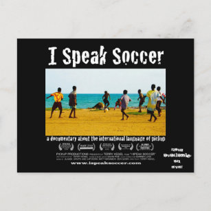 I Speak Soccer DVD Release Postcard