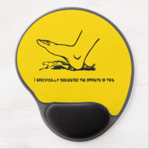 I specifically requested the opposite of this Meme Gel Mouse Pad