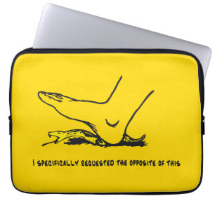 I specifically requested the opposite of this Meme Laptop Sleeve