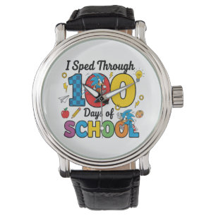 I Sped Through 100 Days of School Boys Gamer Watch