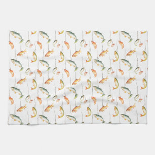 I Spent Most Of My Money On Fishing Kitchen Towel