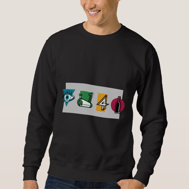 I Spin For Wine Sweatshirt (Front)