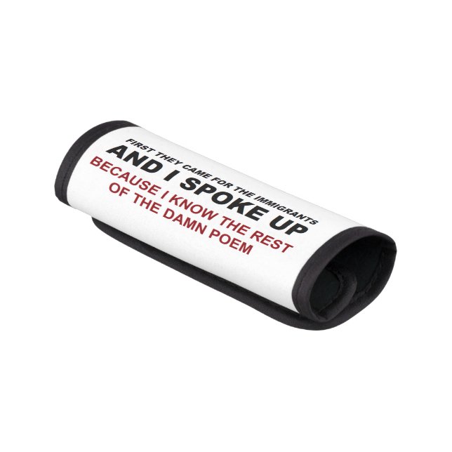 I Spoke Up Luggage Handle Wrap (Angled)