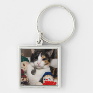 I Spy A Calico Keychain