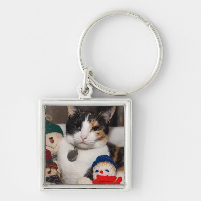 I Spy A Calico Keychain (Front)