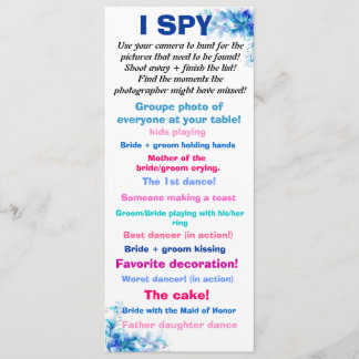 I SPY! CARD