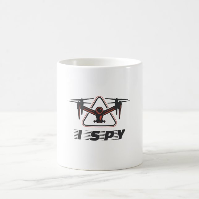 I Spy For Drone Pilots and Drone Lovers Coffee Mug (Center)