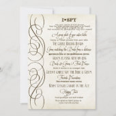 I Spy Heart Typographic Photo Reception Game Cards (Front)