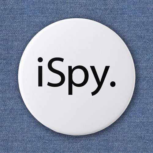 I Spy iSpy Pinback Button