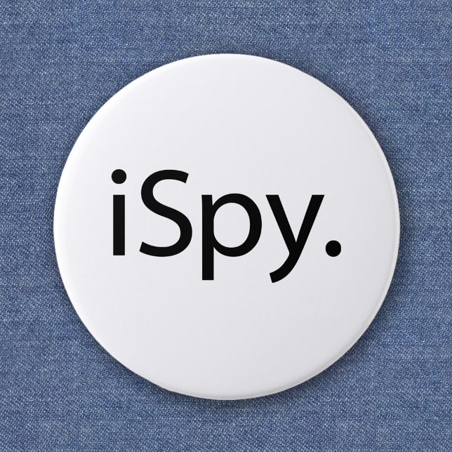 I Spy (iSpy) Pinback Button (Creator Uploaded)