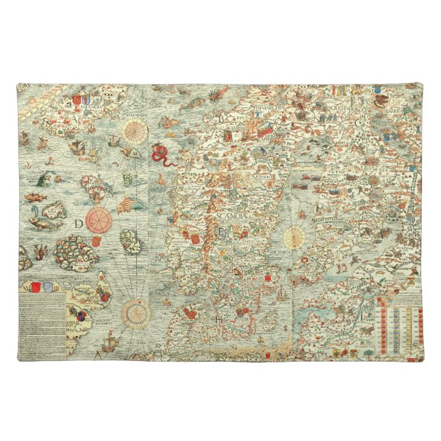 "I Spy" Kids Fun Map Placement Placemat (Front)