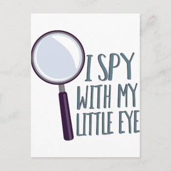 I Spy Postcard by Windmilldesigns at Zazzle