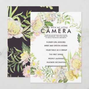 I Spy With My Little Camera Wedding Game Invitation
