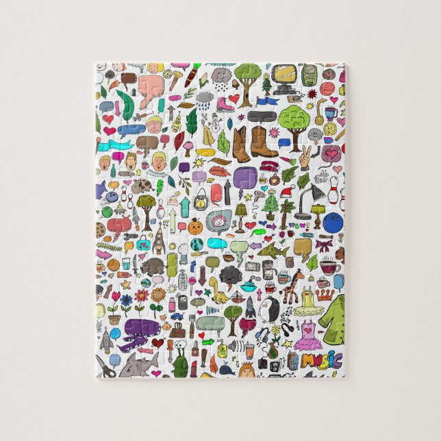 I spy with my little eye jigsaw puzzle (Vertical)
