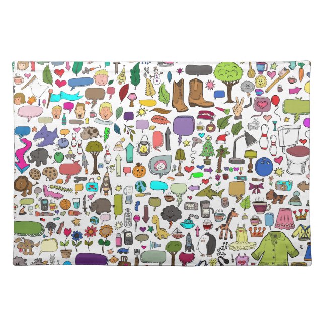 I spy with my little eye placemat (Front)