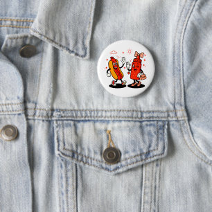 I Squirt On Juicy Wieners Adult Humor Funny Button