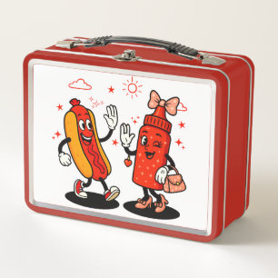 I Squirt On Juicy Wieners Adult Humor Funny Metal Lunch Box