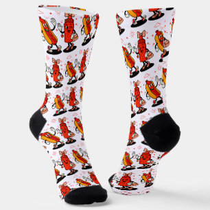 I Squirt On Juicy Wieners Adult Humor Funny Socks