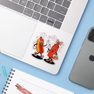 I Squirt On Juicy Wieners Adult Humor Funny Sticker