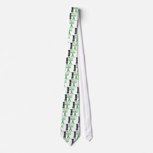 I Stand Alongside My Hero Traumatic Brain Injury Neck Tie