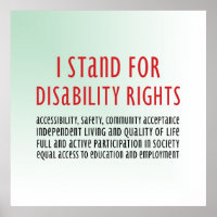 I Stand for Disability Rights