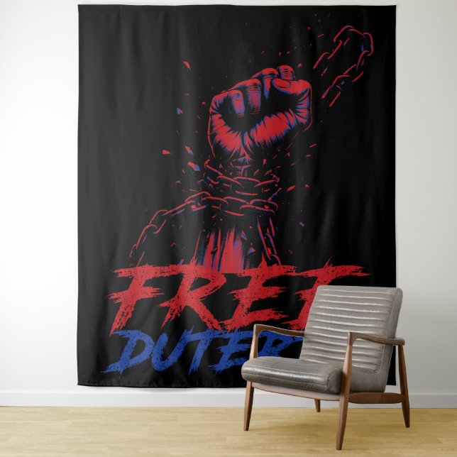 I Stand For Duterte Free DU30 Free Duterte Tapestry (In Situ)