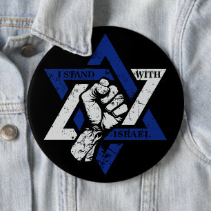 I Stand For Israel Button