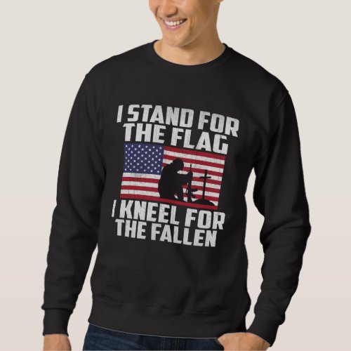 I Stand For The Flag Kneel For The Fallen Memorial