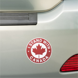 I stand with Canada Car Magnet