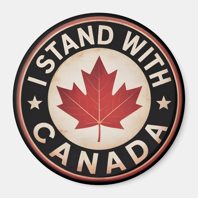 I stand with Canada Magnet (Front)
